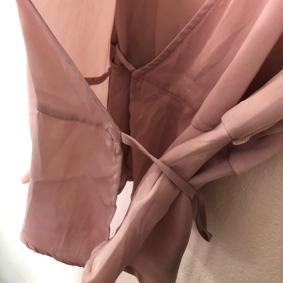 ASTR The Label Pink Wrap Blouse - Picture 5 of 8